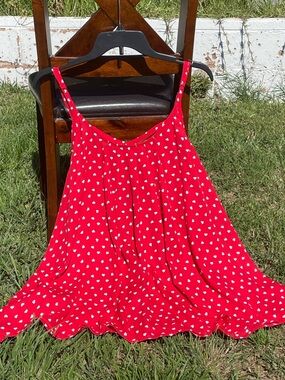 New torrid Red Heart-Print Spaghetti Strap Cami